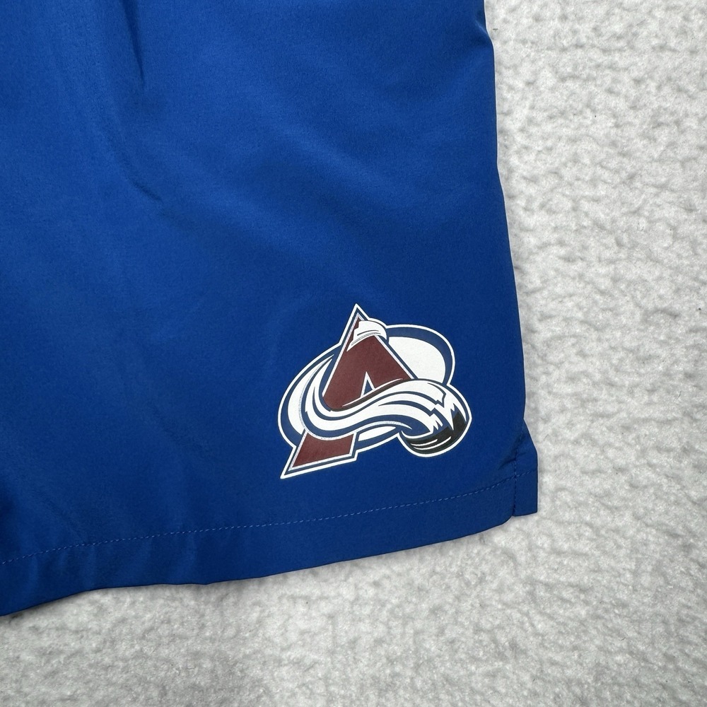 Colorado Avalanche Authentic Pro Tech Shorts by Fanatics Blue Men's Size Small - Picture 2 of 10